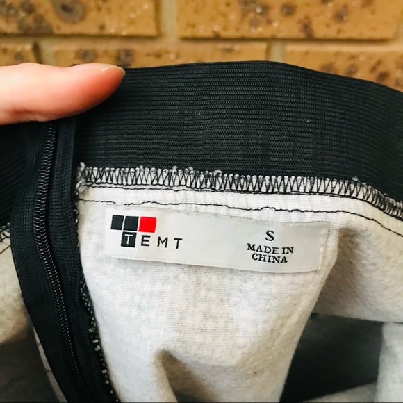 TEMT Size Small Black White Tulip Skirt Casual Work - Picture 7 of 7